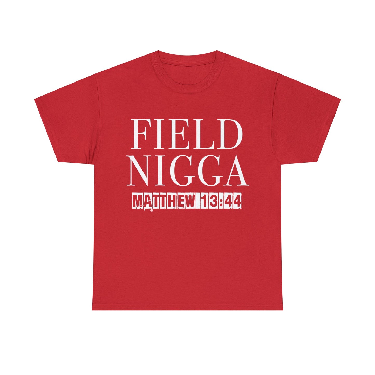 BLK FIELD NIGGA SHIRT