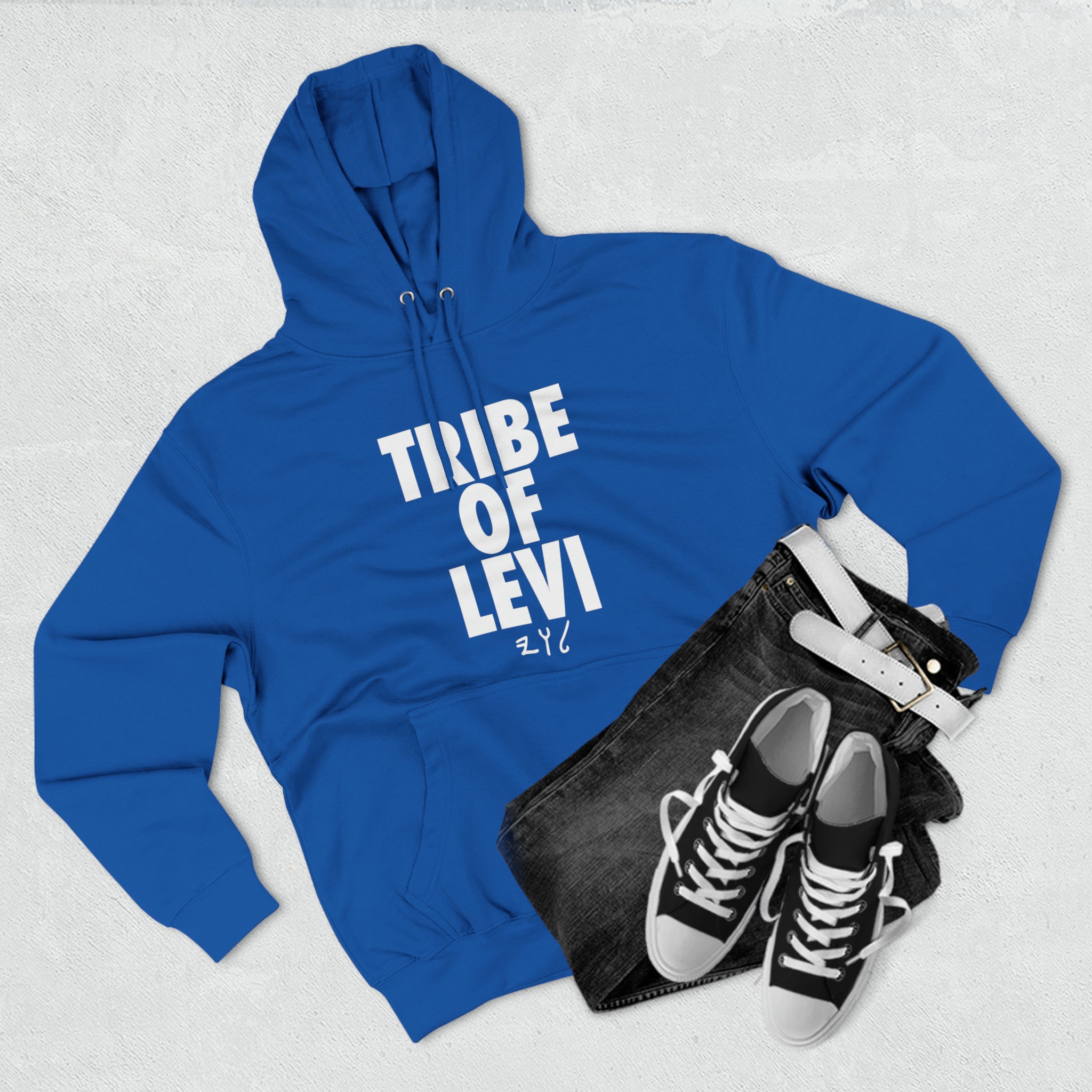 TRIBE OF LEVI HOODIE WHITE (MULTI COLORS)