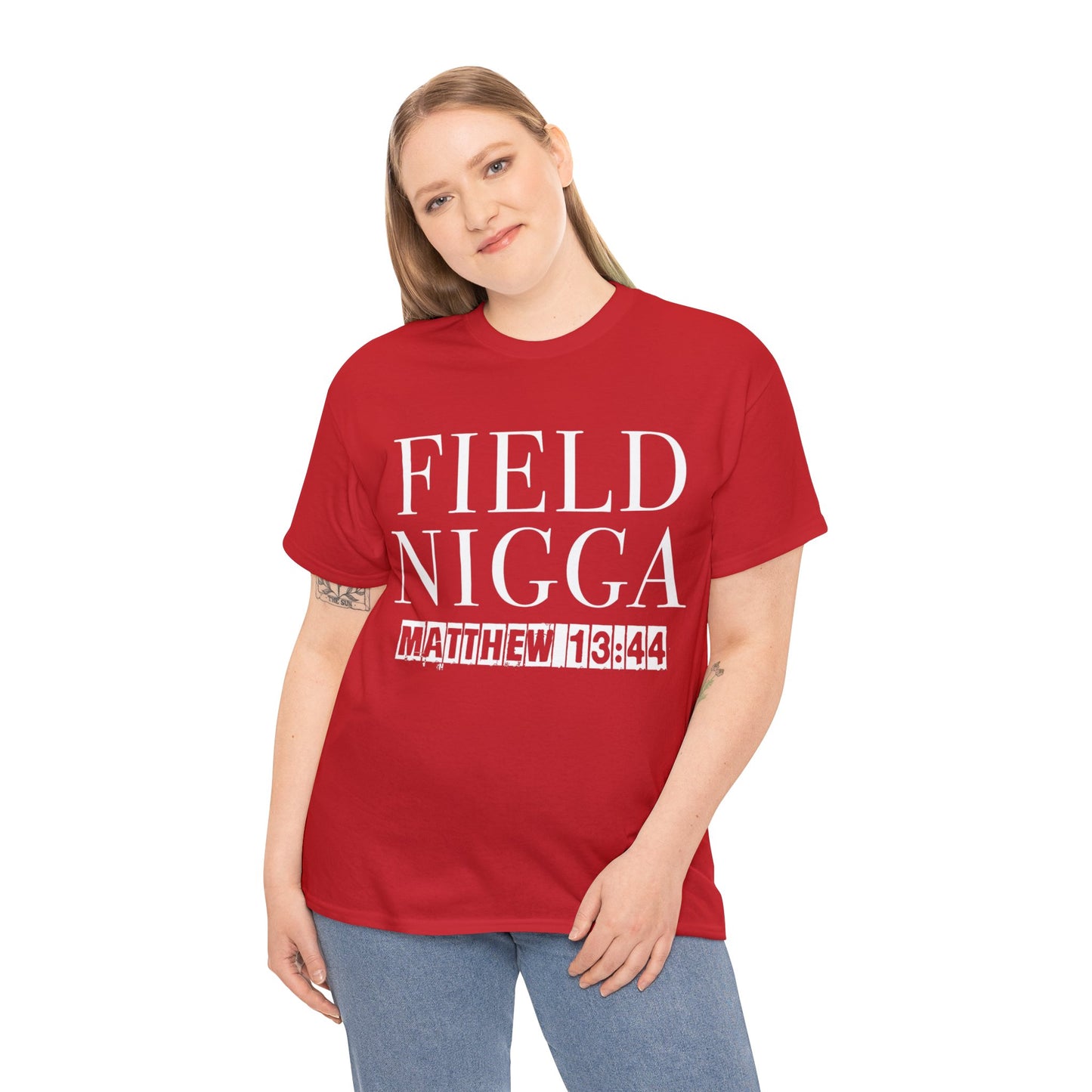 BLK FIELD NIGGA SHIRT