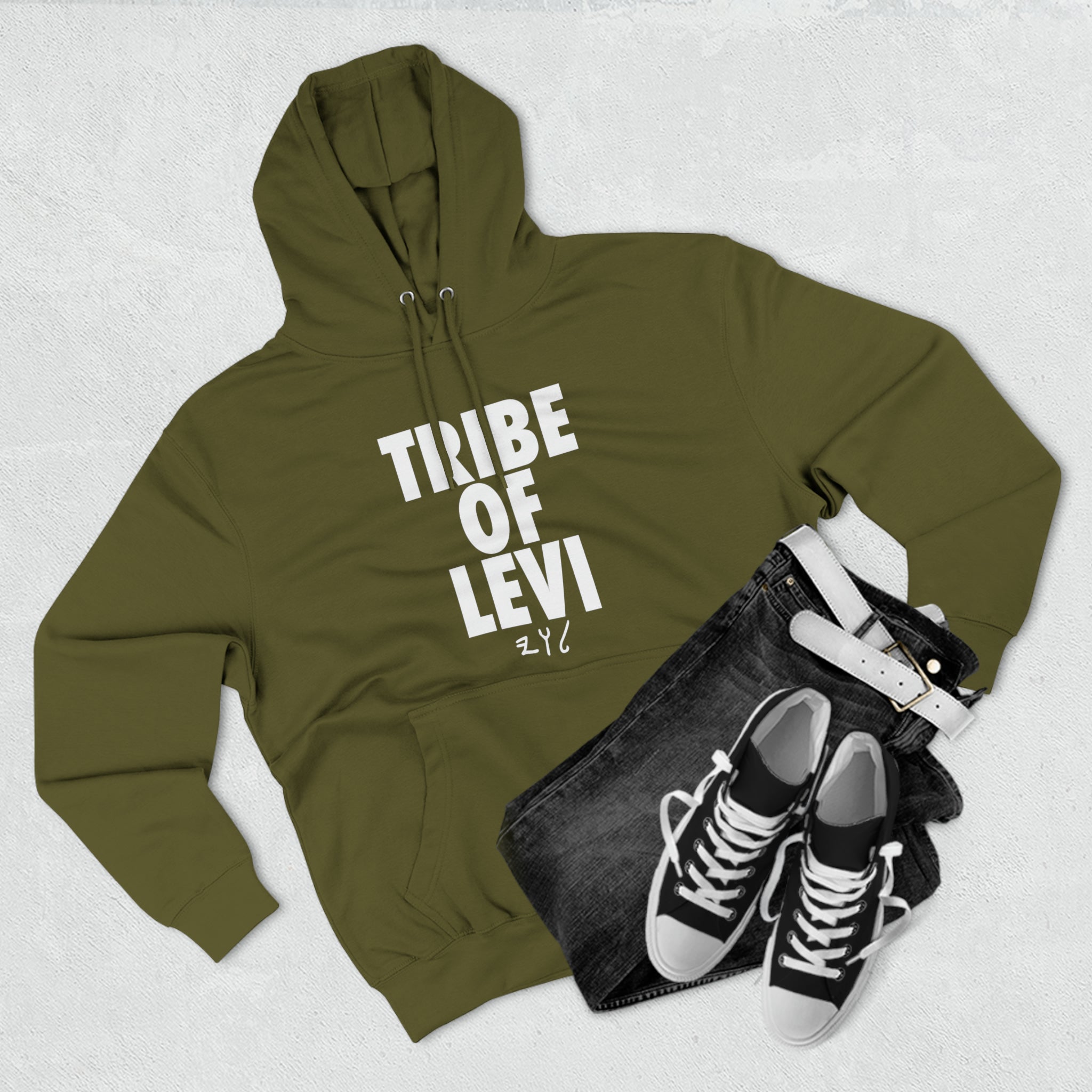 TRIBE OF LEVI HOODIE WHITE (MULTI COLORS)
