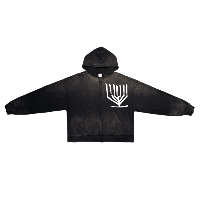 MENORAH ZIP HOODIE