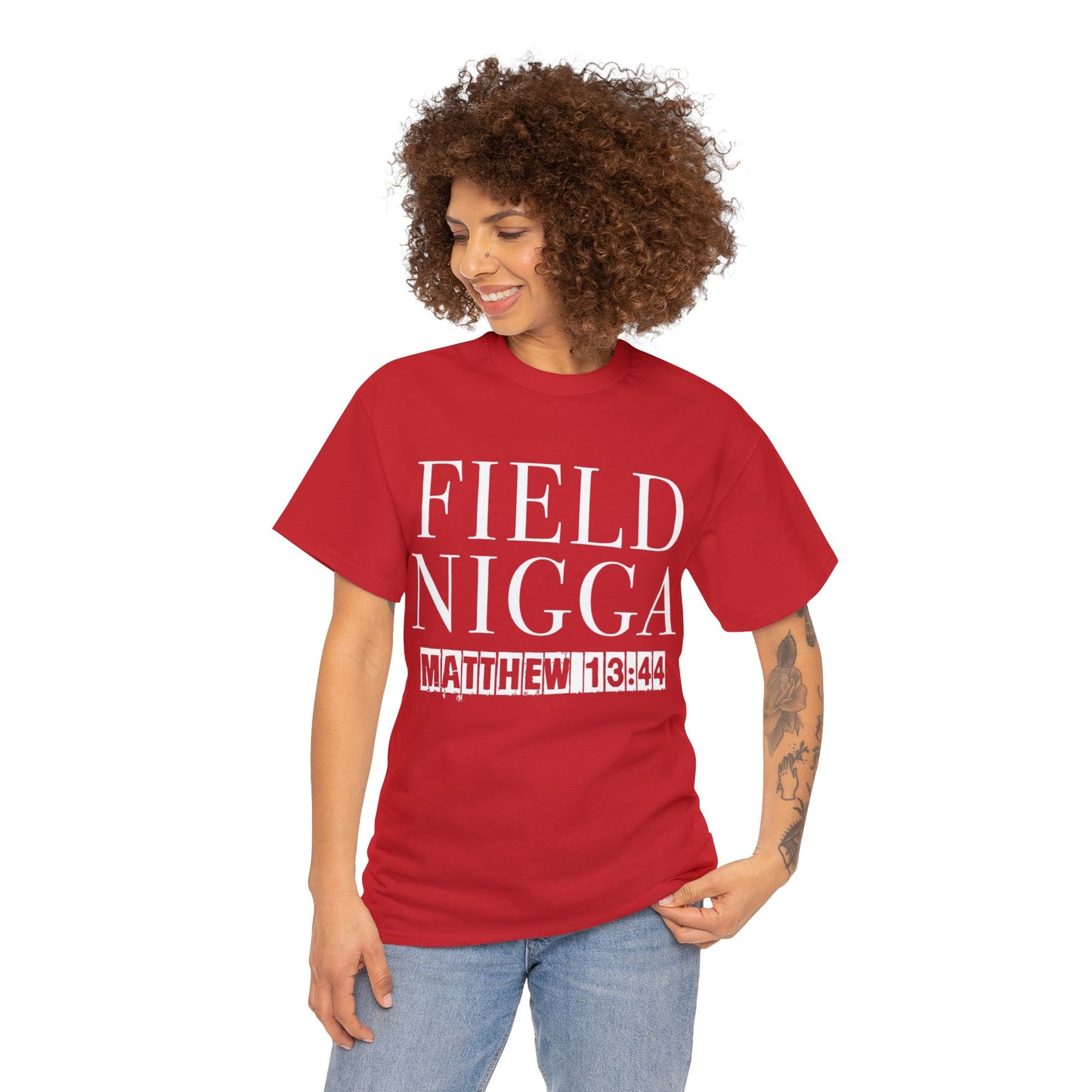 BLK FIELD NIGGA SHIRT