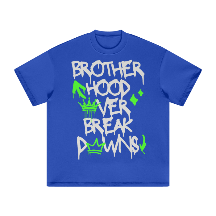 BROTHERHOOD OVER BREAKDOWNS HEAVYWEIGHT TEE (NEON)
