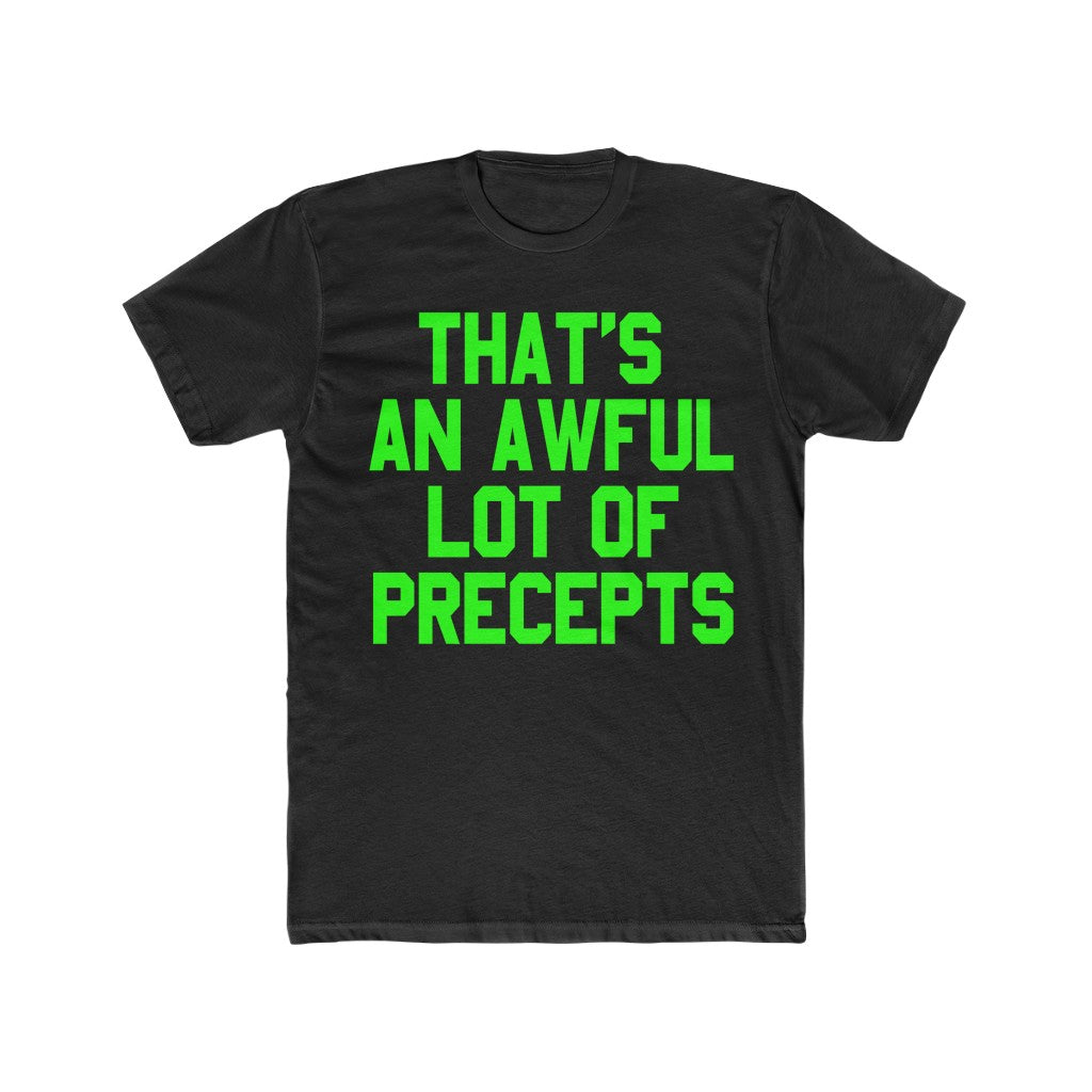 AWFUL LOTTA PRECEPTS TEE (NEON)