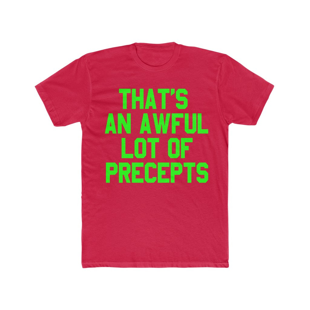 AWFUL LOTTA PRECEPTS TEE (NEON)