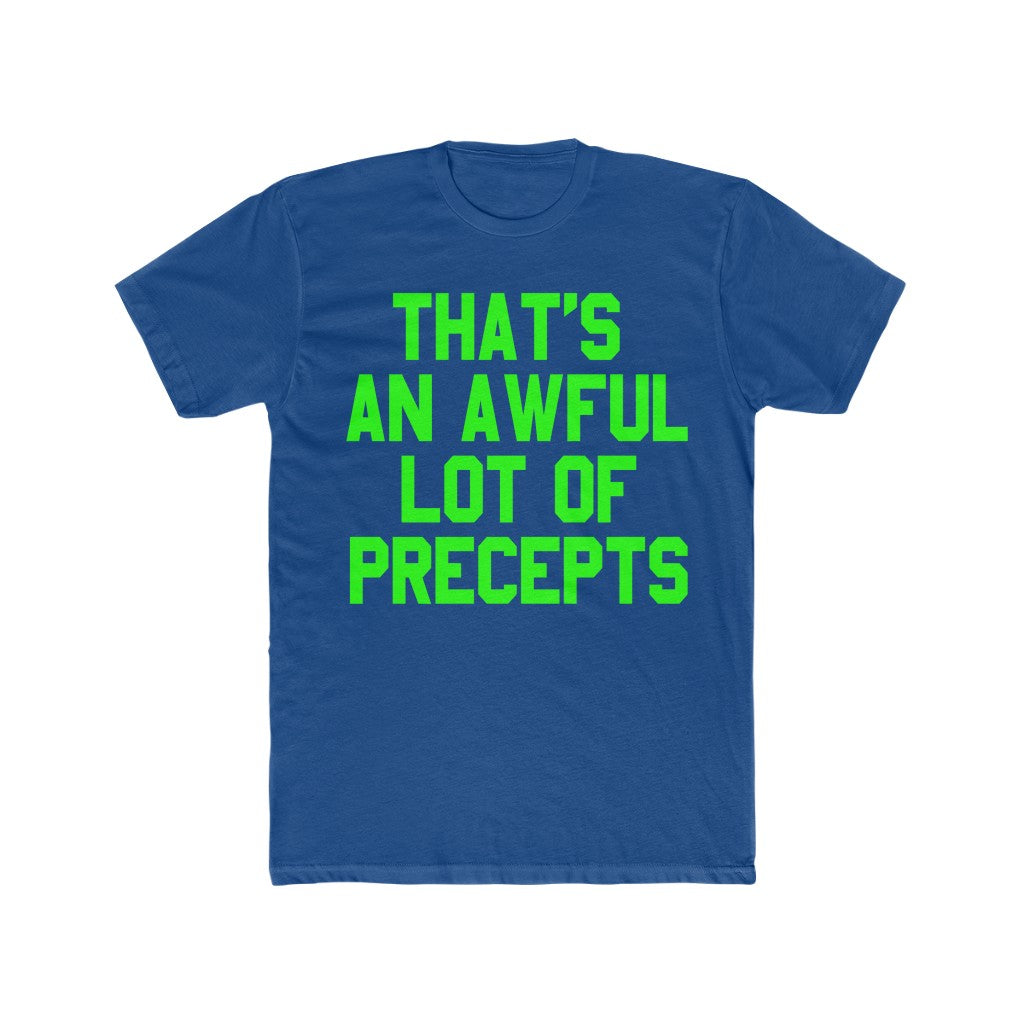 AWFUL LOTTA PRECEPTS TEE (NEON)