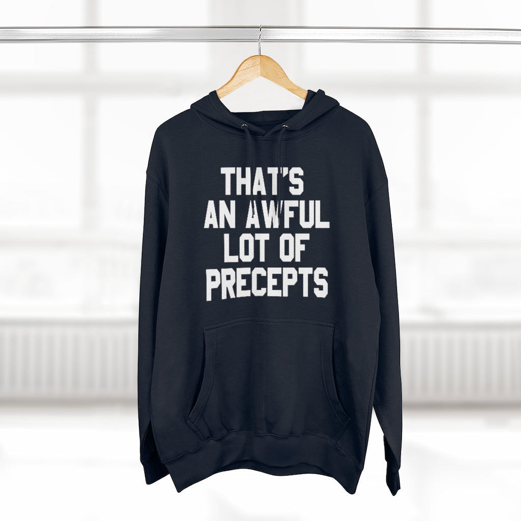 LOTTA PRECEPTS HOODIE (WHITE TXT)