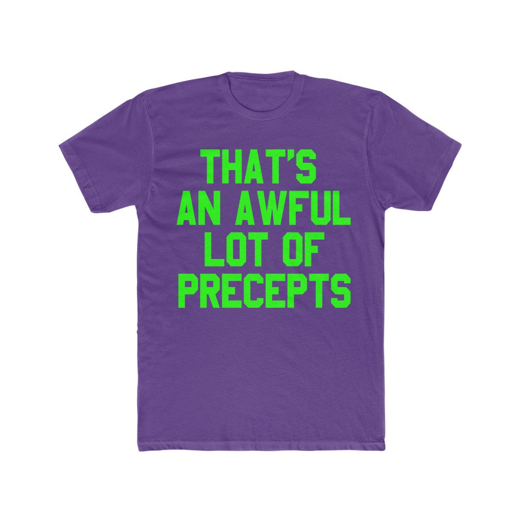 AWFUL LOTTA PRECEPTS TEE (NEON)