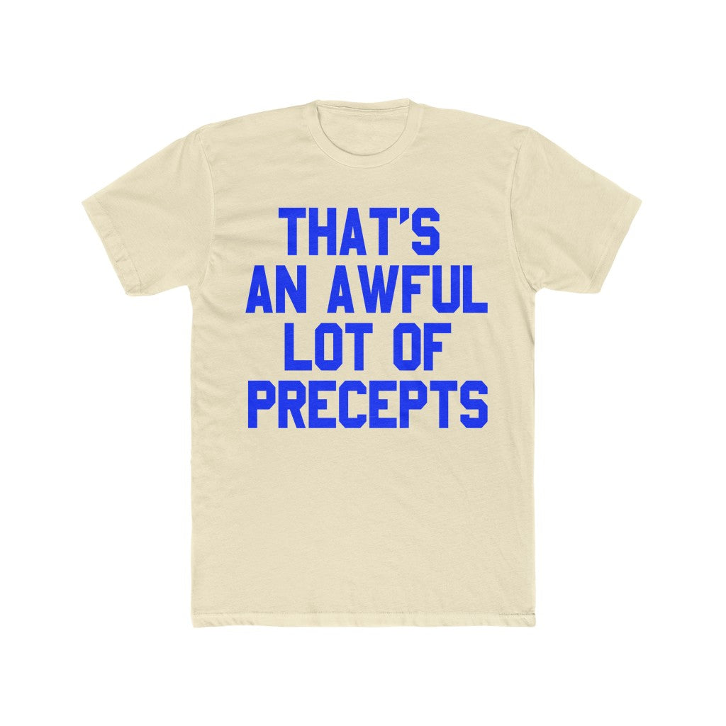 AWFUL LOTTA PRECEPTS TEE (BLUE)
