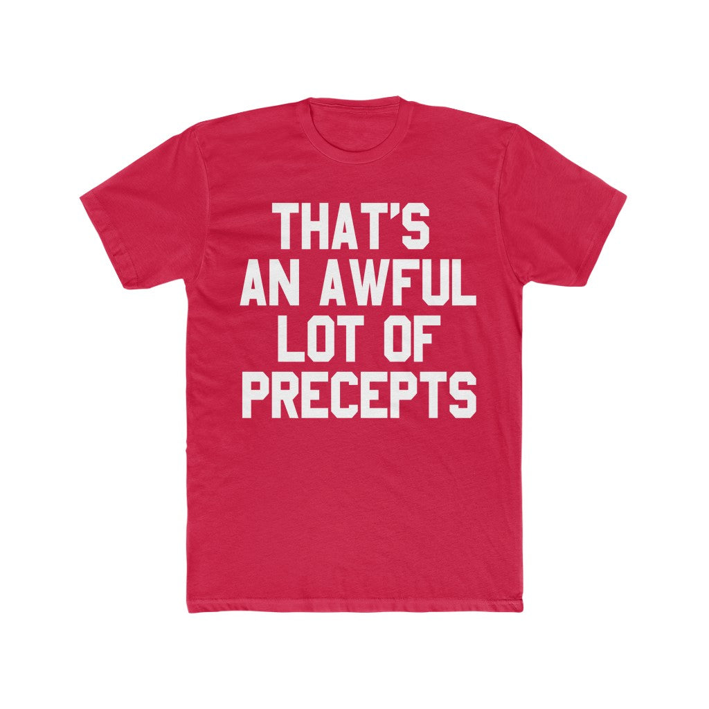AWFUL LOTTA PRECEPTS TEE (WHITE)