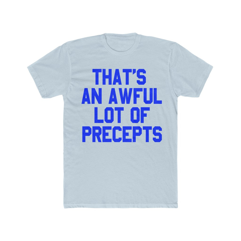 AWFUL LOTTA PRECEPTS TEE (BLUE)