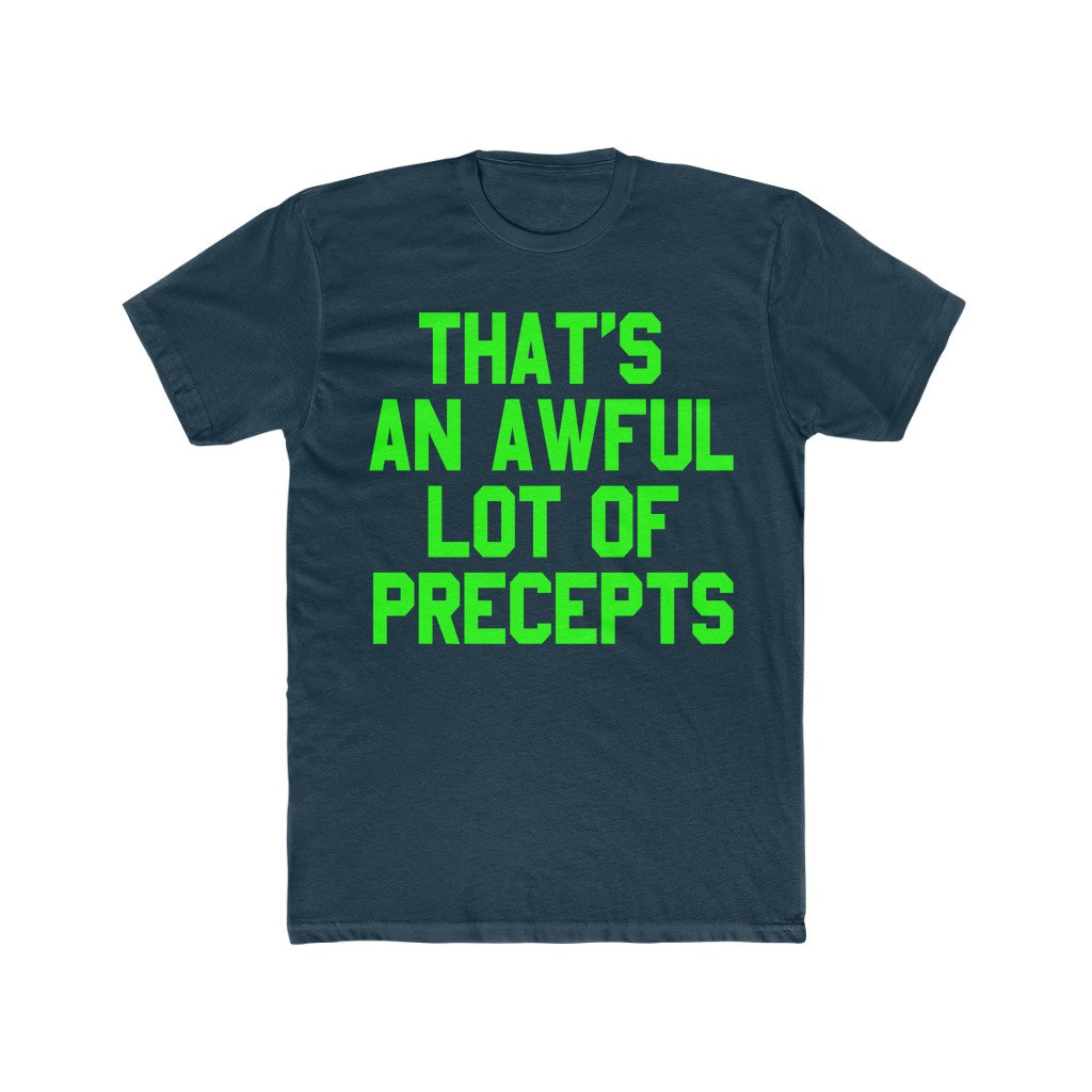 AWFUL LOTTA PRECEPTS TEE (NEON)
