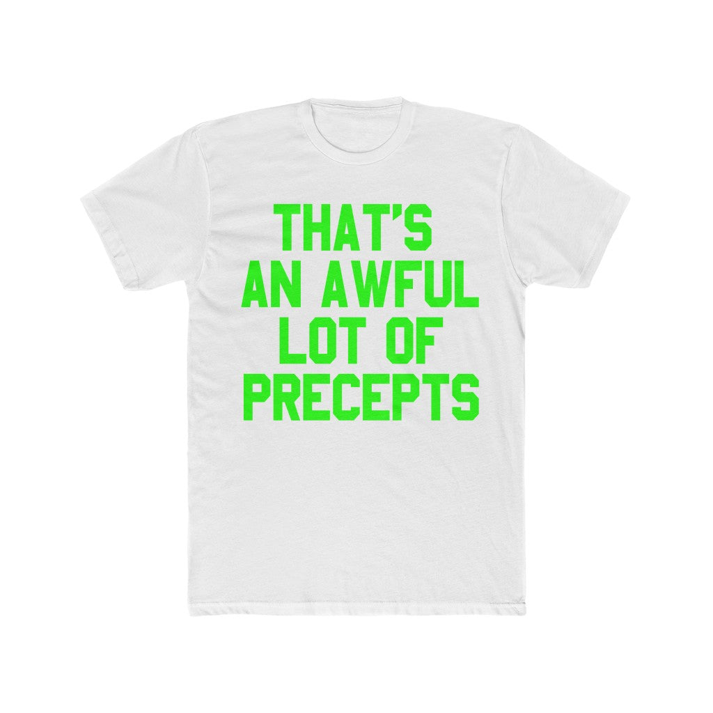 AWFUL LOTTA PRECEPTS TEE (NEON)