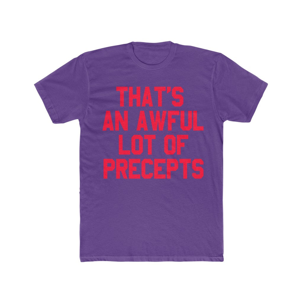 AWFUL LOTTA PRECEPTS TEE (RED)