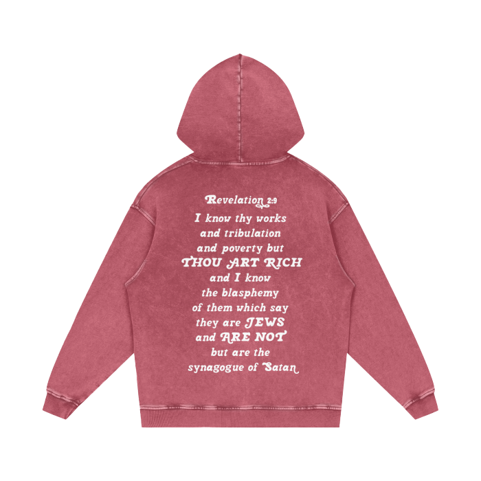 Thou Art Rich (Acid Wash Hoodie)