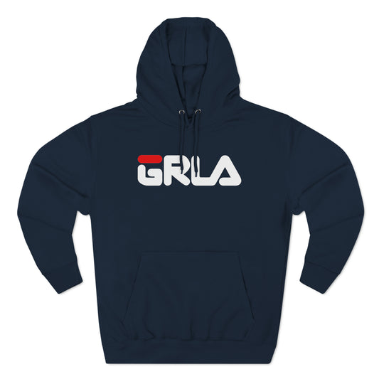 GRLA HOODIE (RED STRIPE)