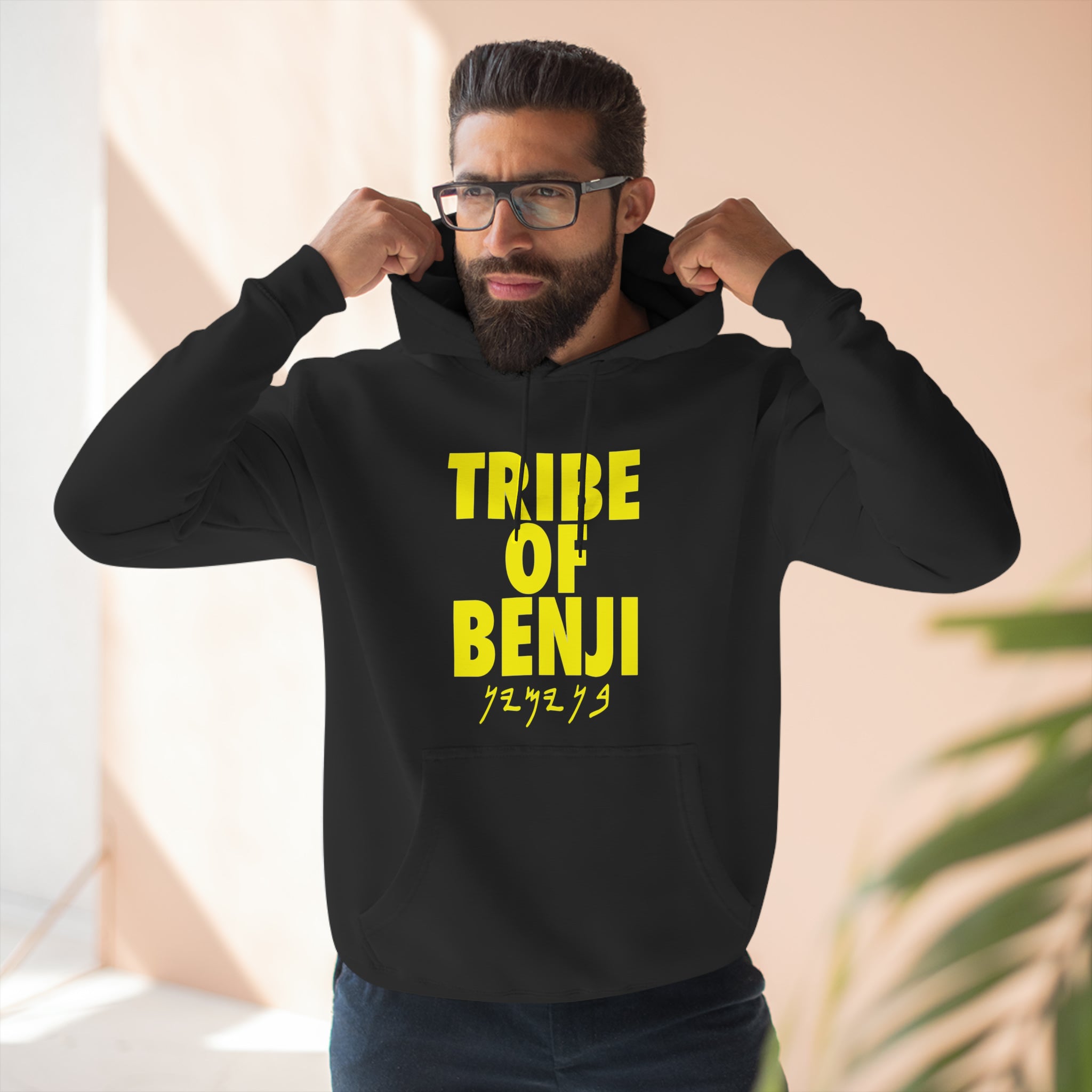 TRIBE OF BENJI HOODIE YELLOW (MULTI COLORS)