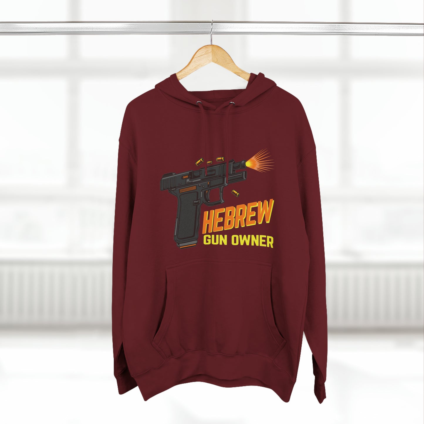 HEBREW GUN OWNER HOODIE
