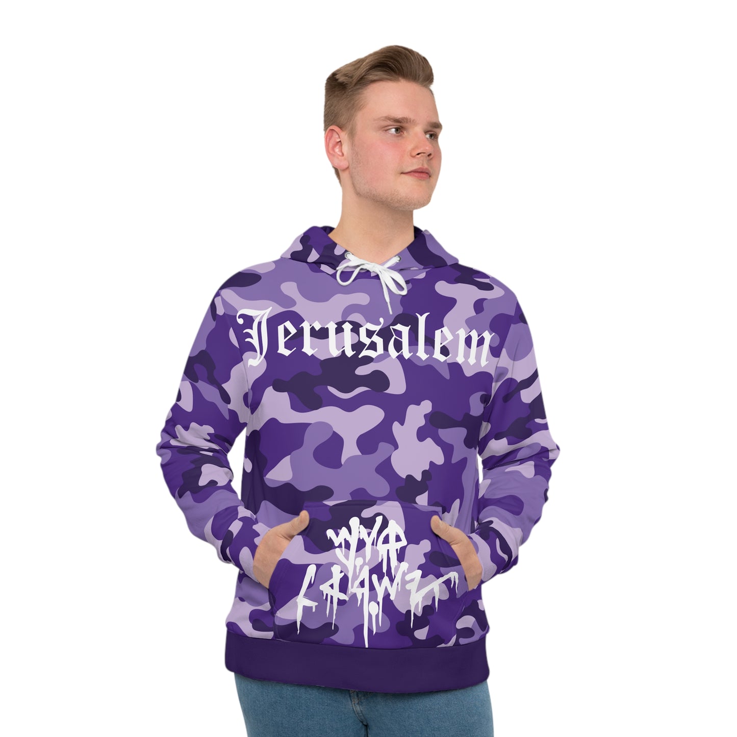 JERUSALEM HOODIE (PURPLE CAMO)
