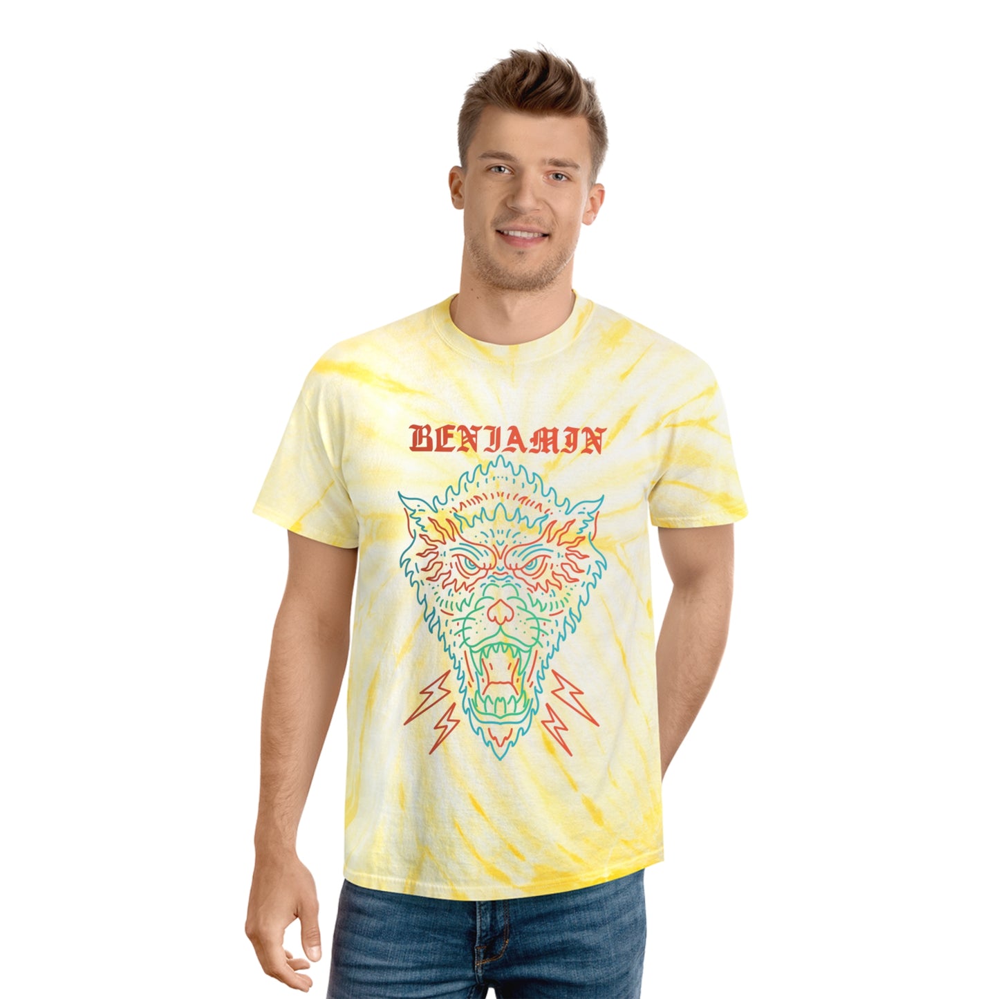 EXOTIC WOLF TIE DYE