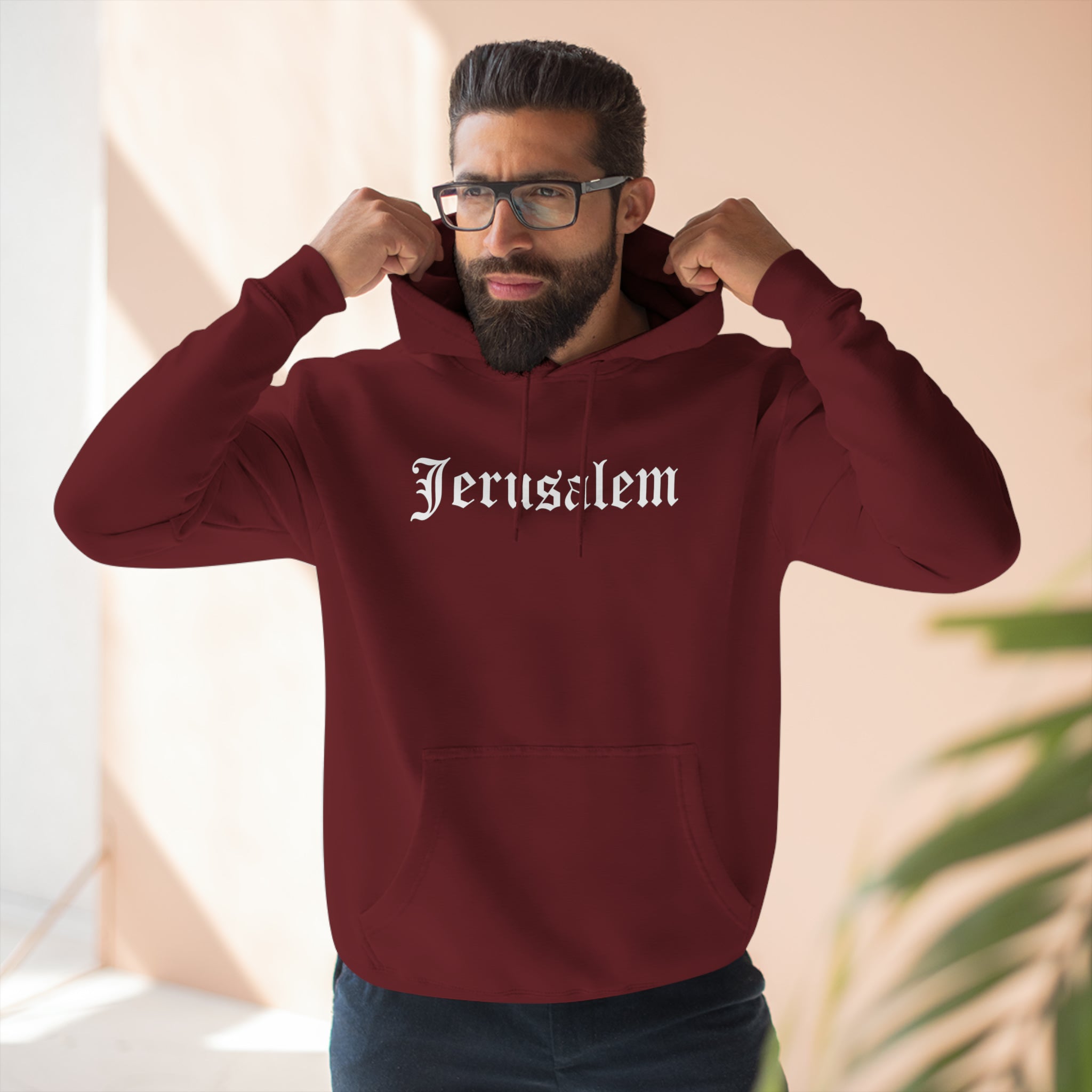 JERUSALEM OLD ENGLISH HOODIE