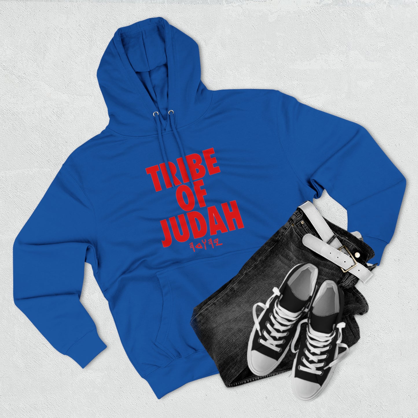 TRIBE OF JUDAH HOODIE RED (MULTI COLORS)