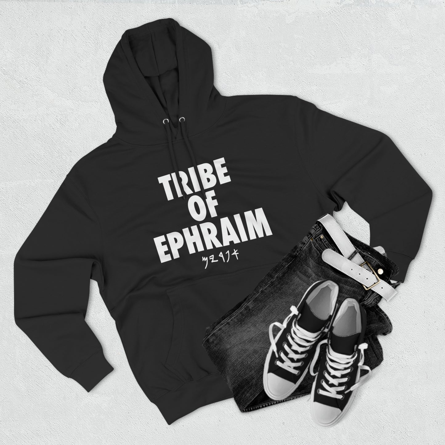 TRIBE OF EPHRAIM HOODIE WHITE (MULTI COLORS)