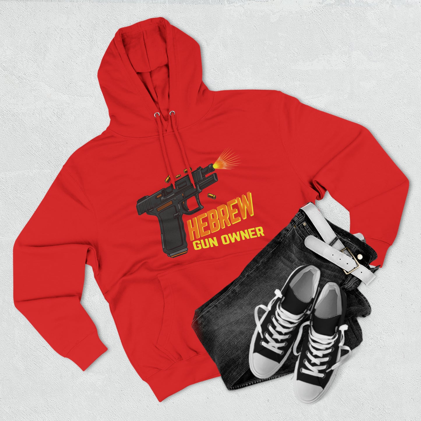 HEBREW GUN OWNER HOODIE
