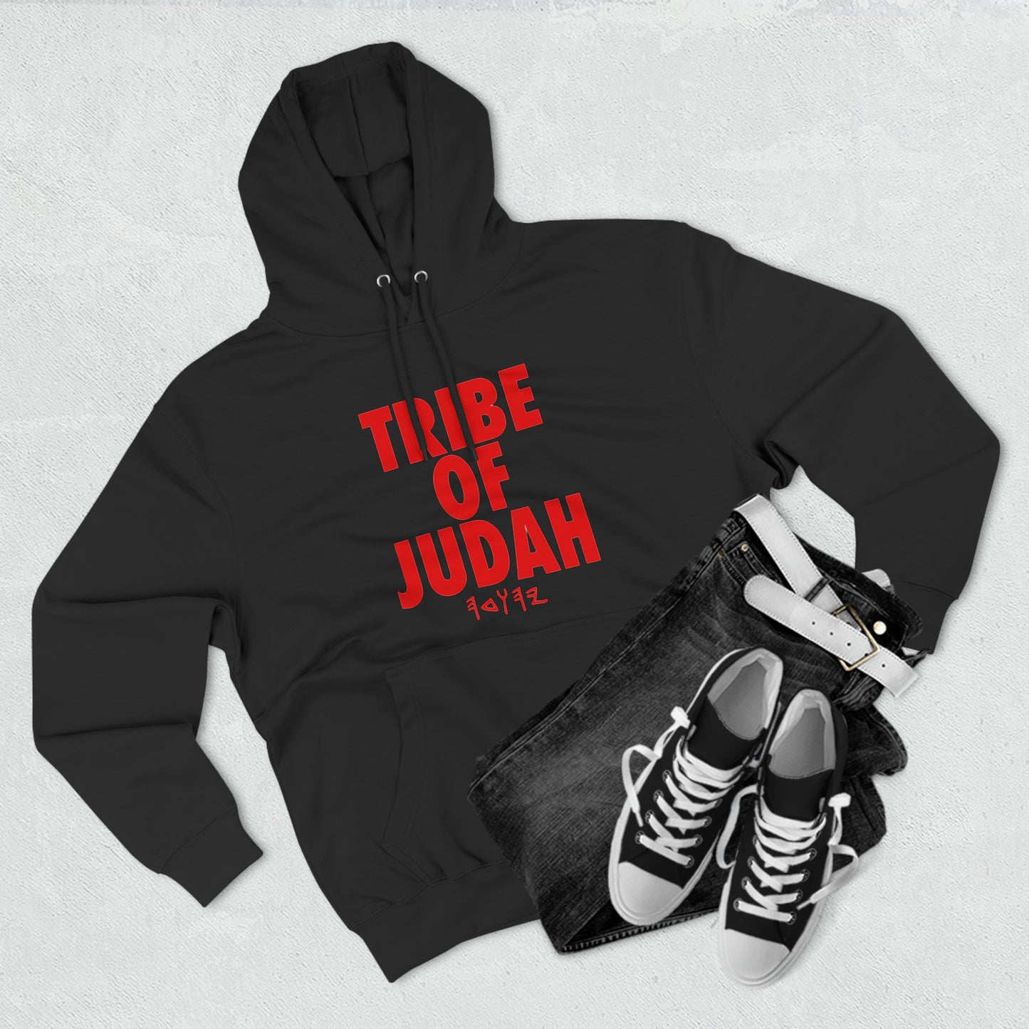 TRIBE OF JUDAH HOODIE RED (MULTI COLORS)
