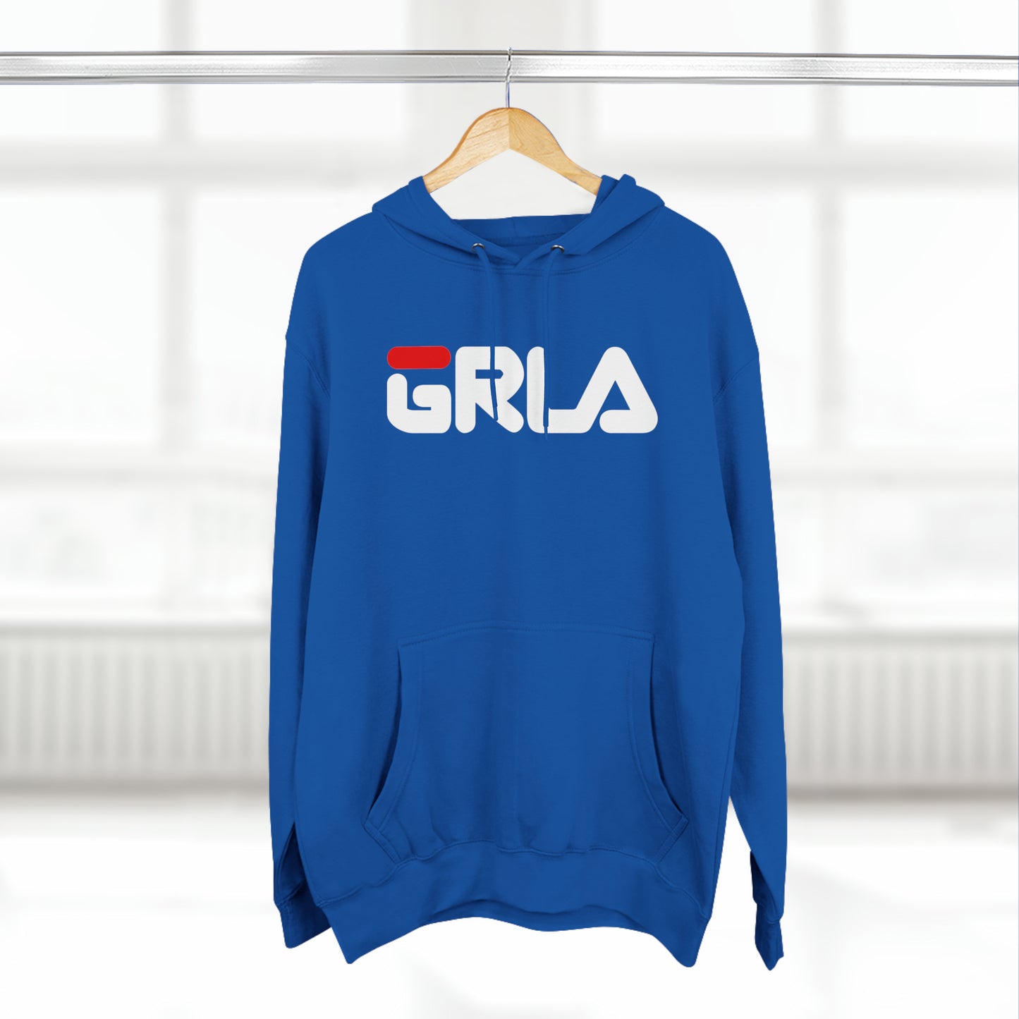 GRLA HOODIE (RED STRIPE)