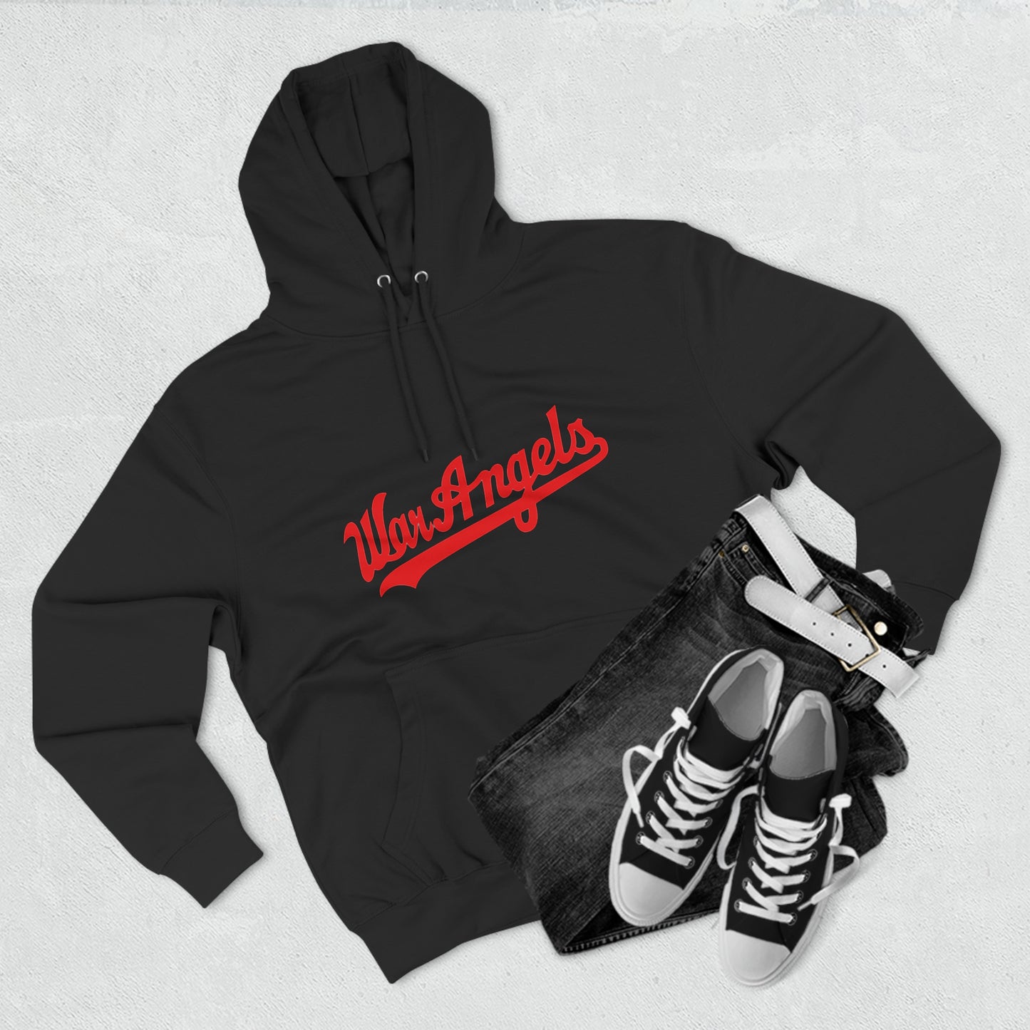 WAR ANGELS HOODIE (RED)