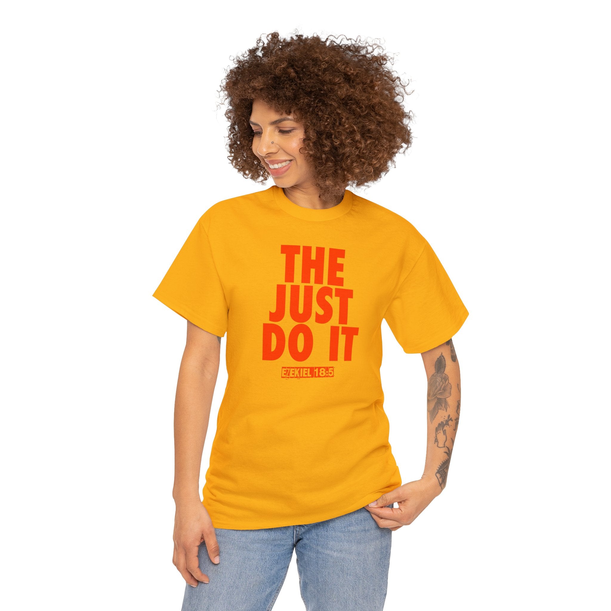 THE JUST DO IT ORANGE