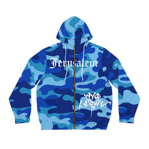 JERUSALEM ZIP HOODIE (ROYAL CAMO)