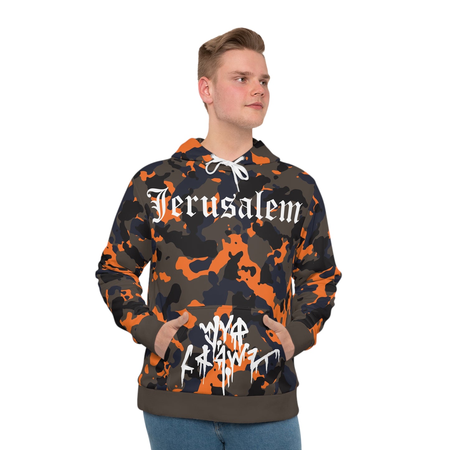 JERUSALEM HOODIE (GREY CAMO)