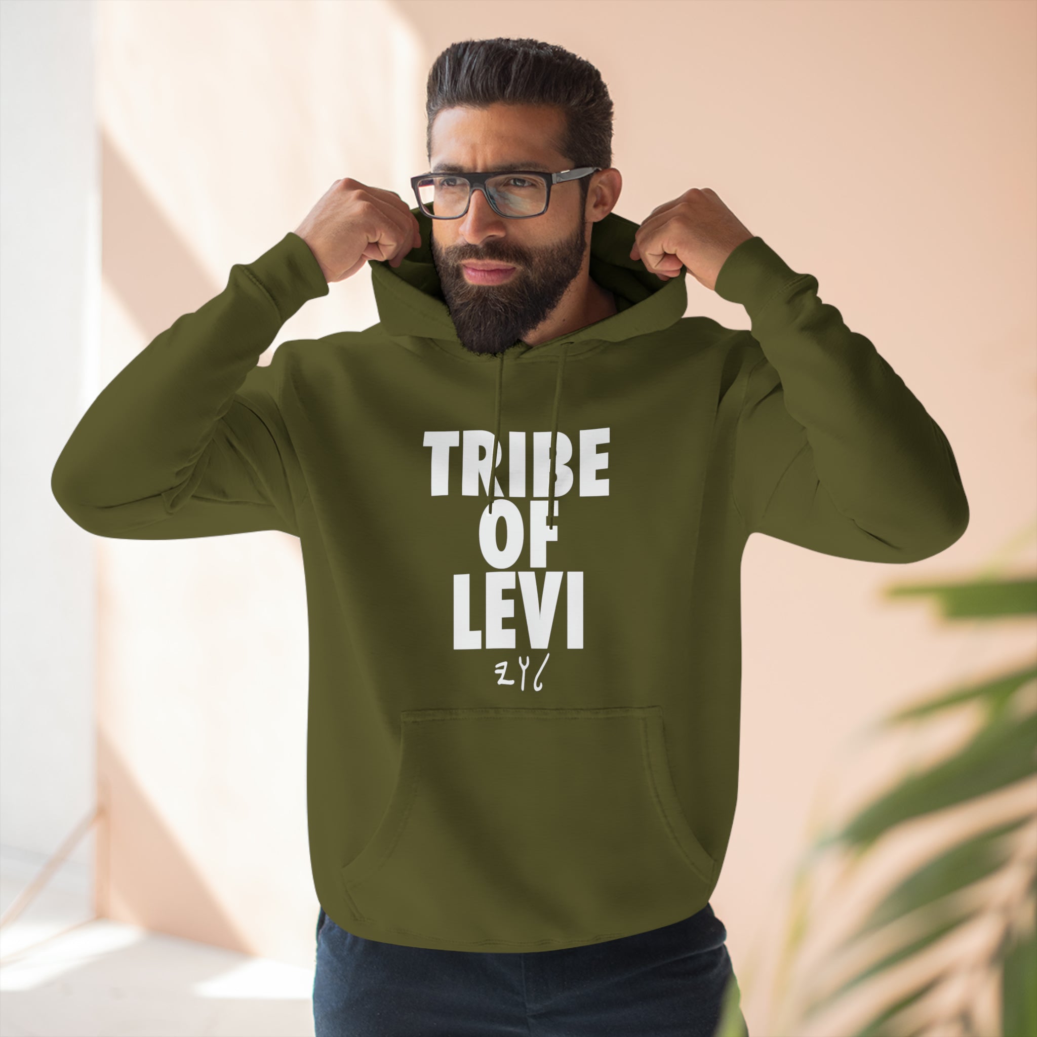 TRIBE OF LEVI HOODIE WHITE (MULTI COLORS)