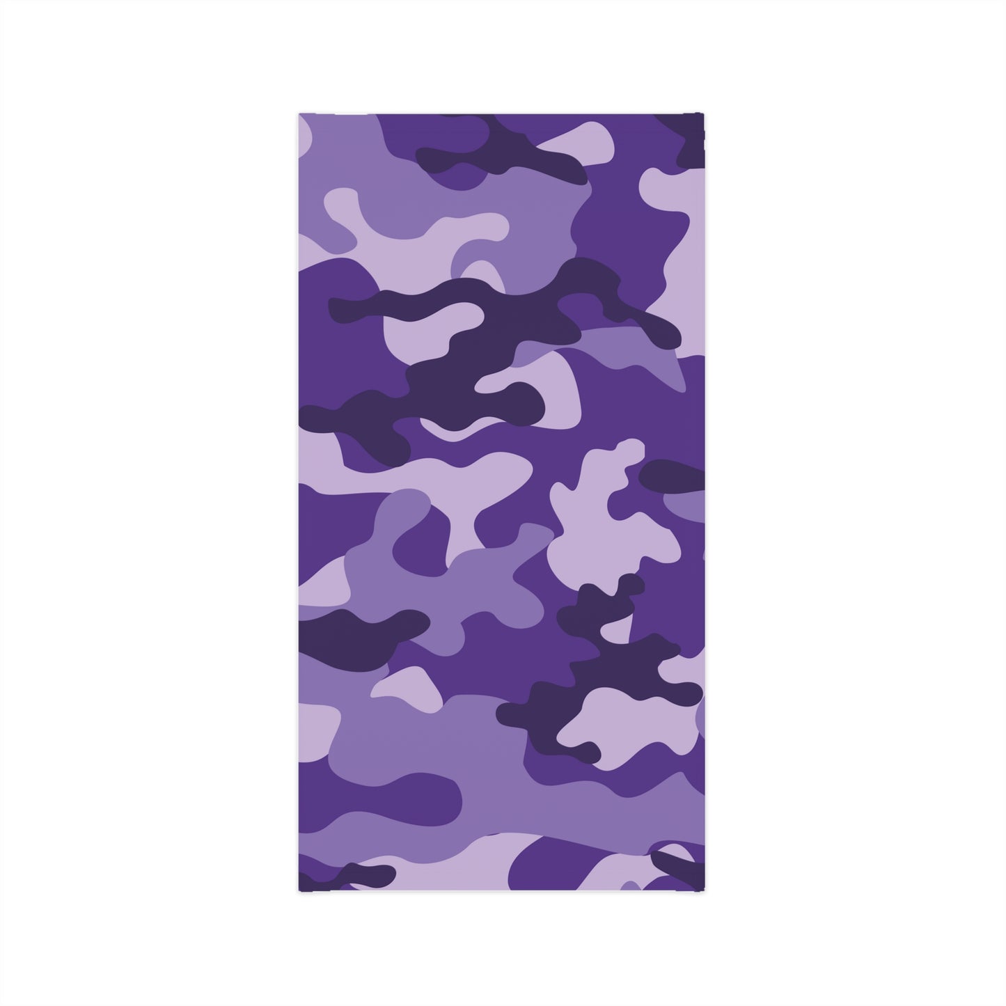 PURPLE CAMO FACE MASK