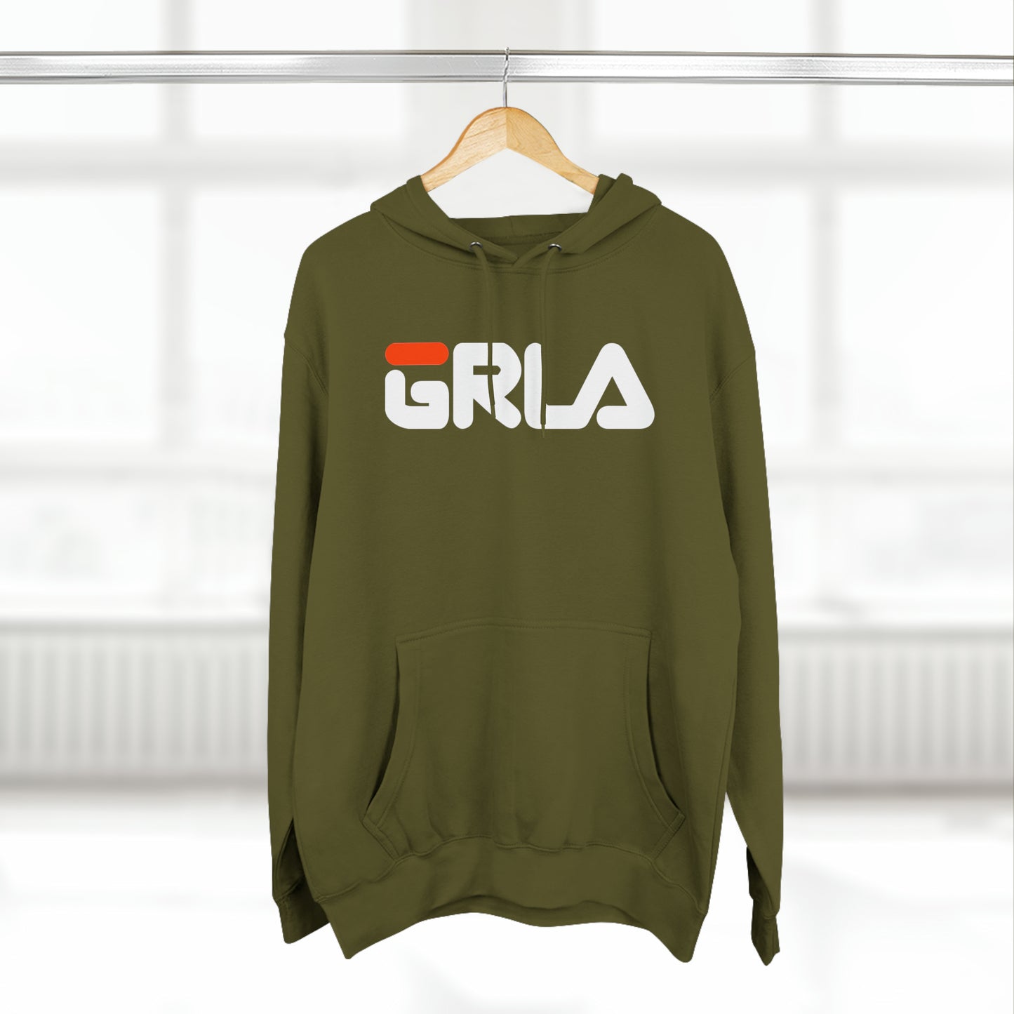 GRLA HOODIE (ORANGE STRIPE)