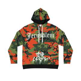 JERUSALEM HOODIE (ORANGE/GREEN CAMO)