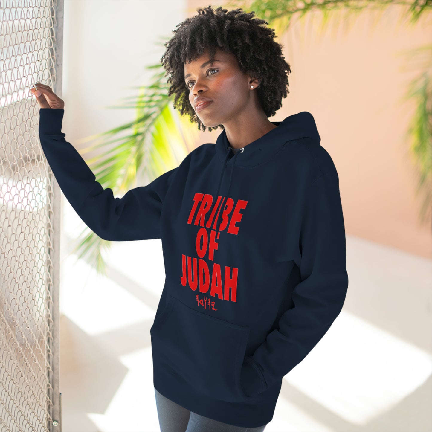 TRIBE OF JUDAH HOODIE RED (MULTI COLORS)