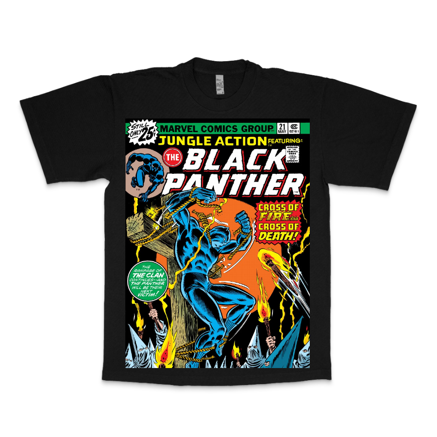 BLACK PANTHER VS KKK OVERSIZED TEE