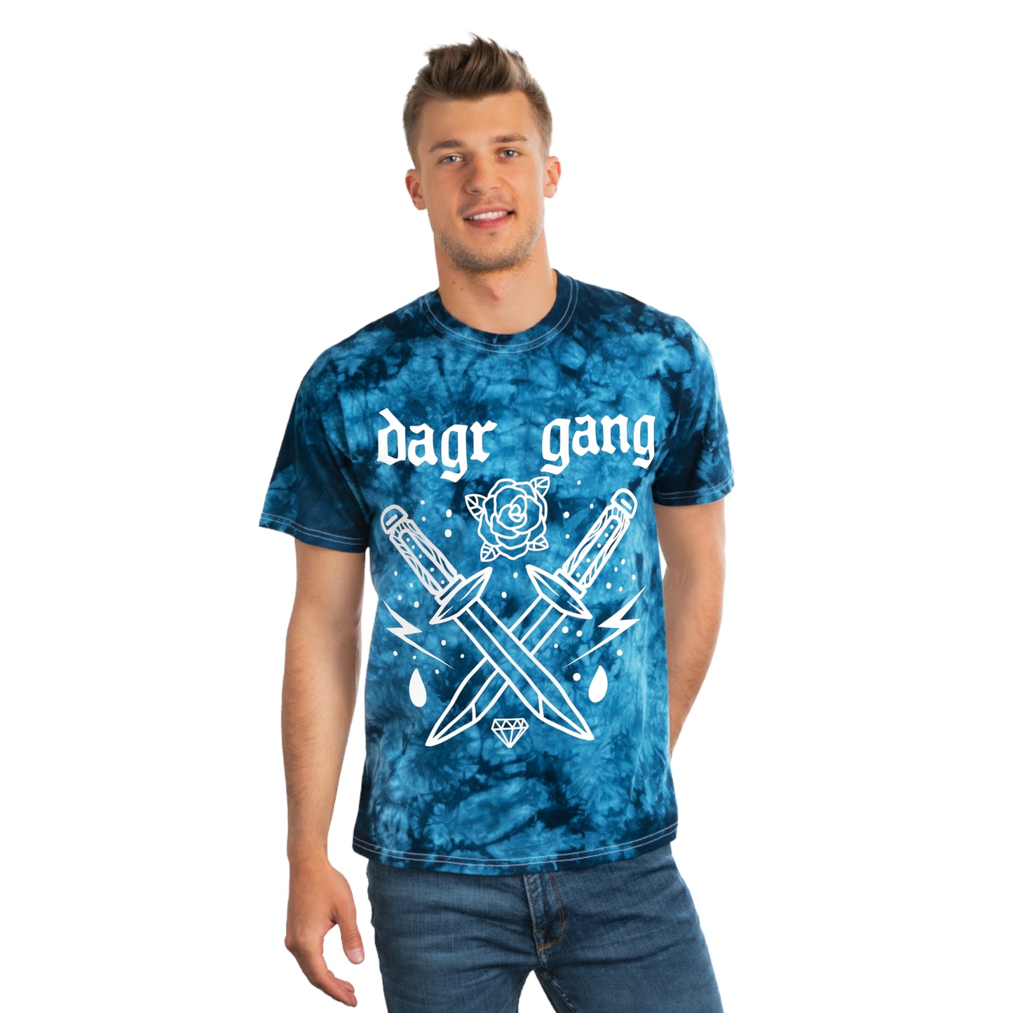 DAGR GANG TIE DYE TEE