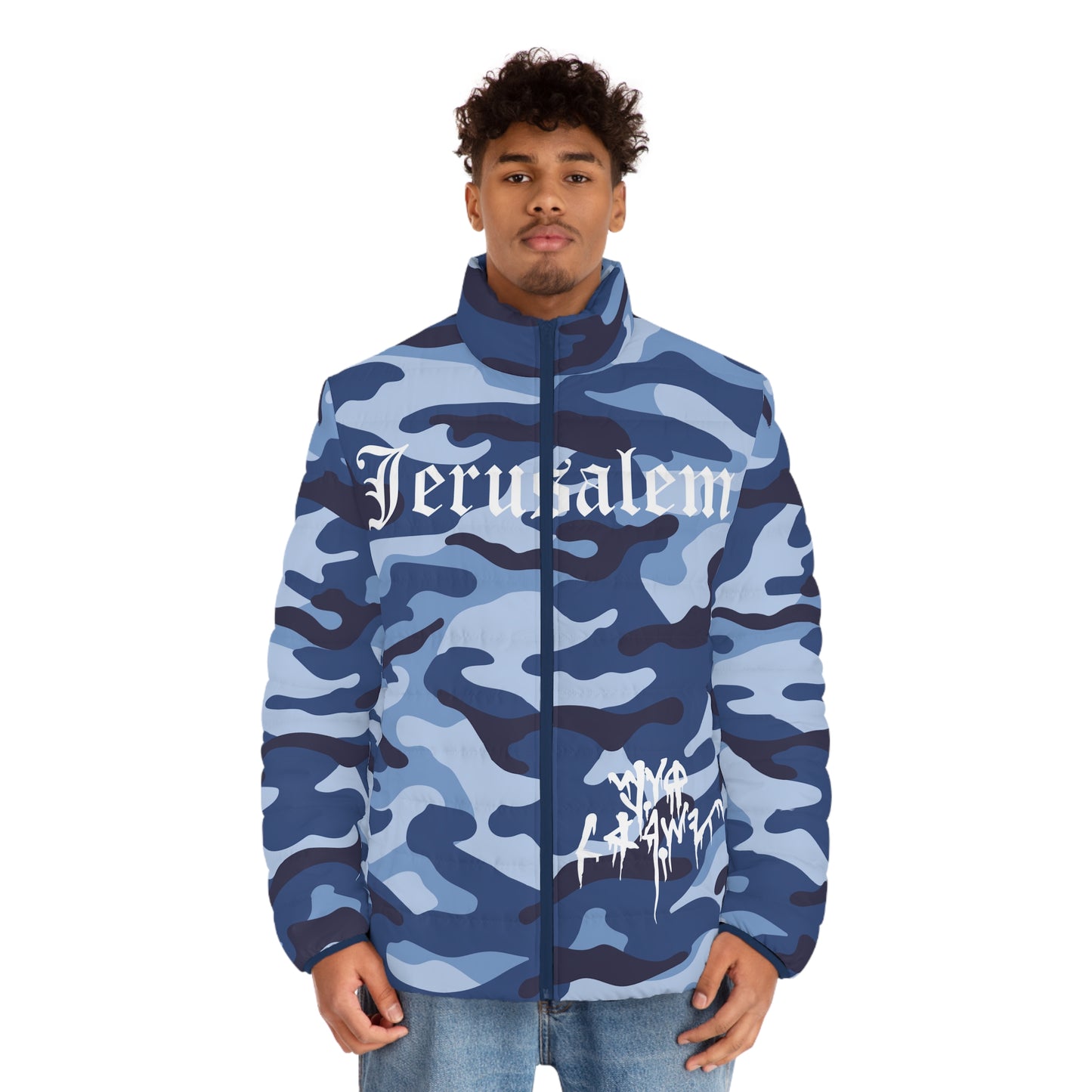 JERUSALEM CAMO JACKET (NAVY CAMO)