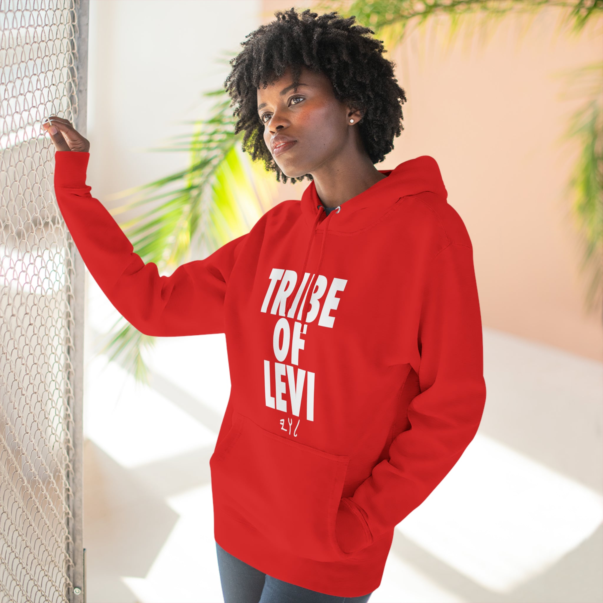 TRIBE OF LEVI HOODIE WHITE (MULTI COLORS)