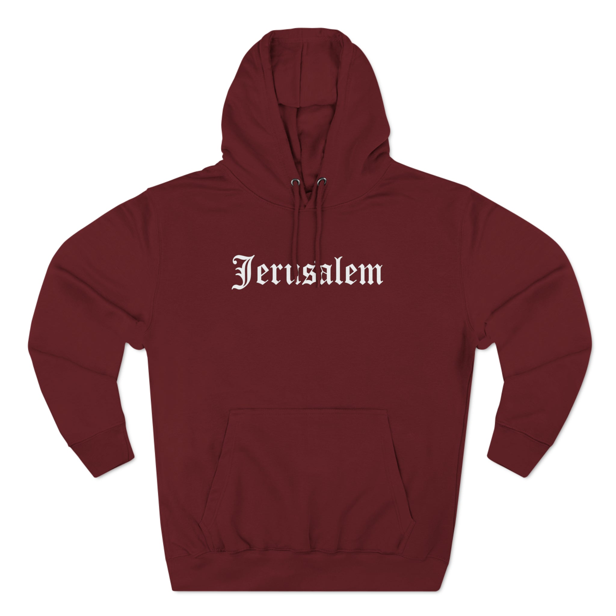 JERUSALEM OLD ENGLISH HOODIE