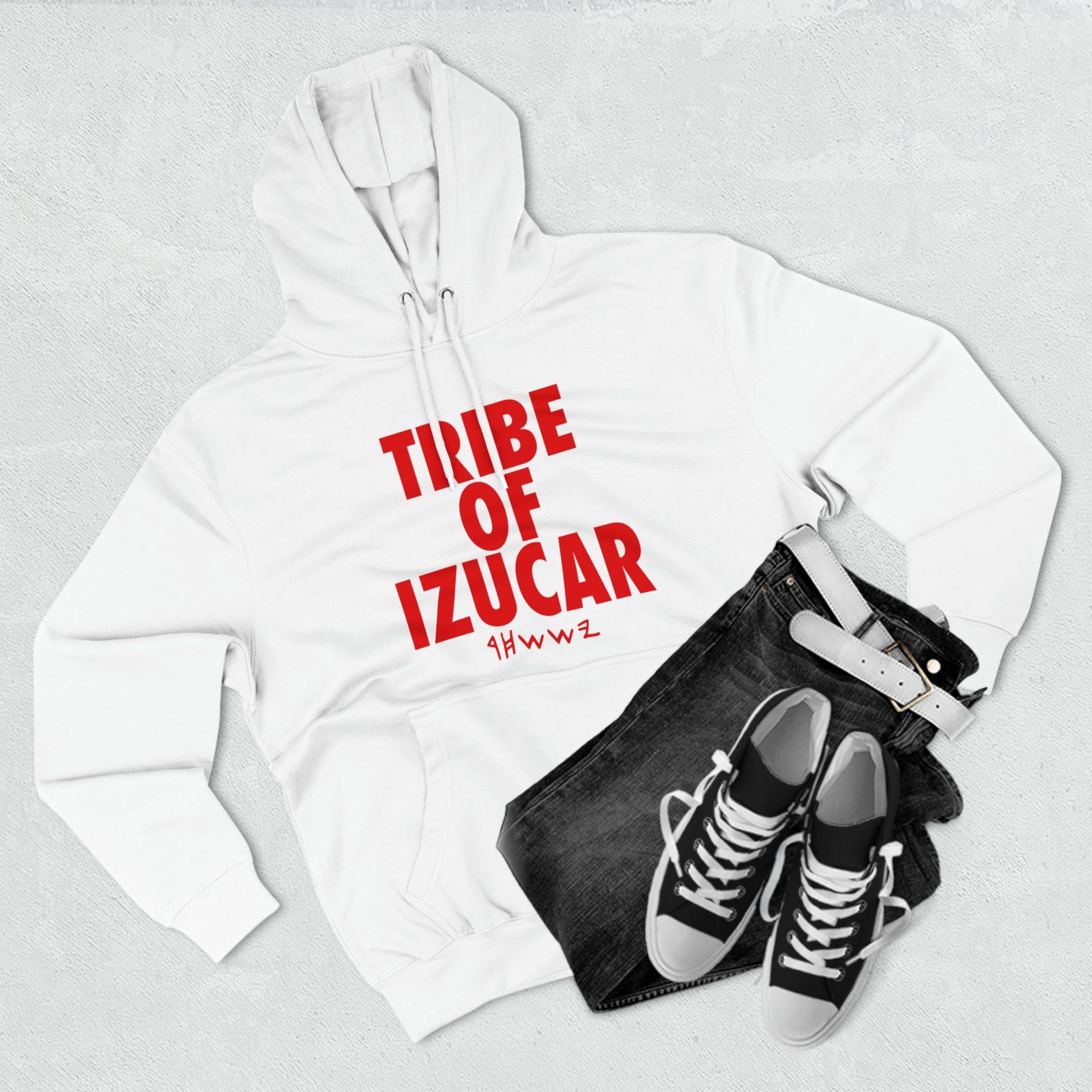 TRIBE OF IZUCAR(ISSACHAR) RED HOODIE