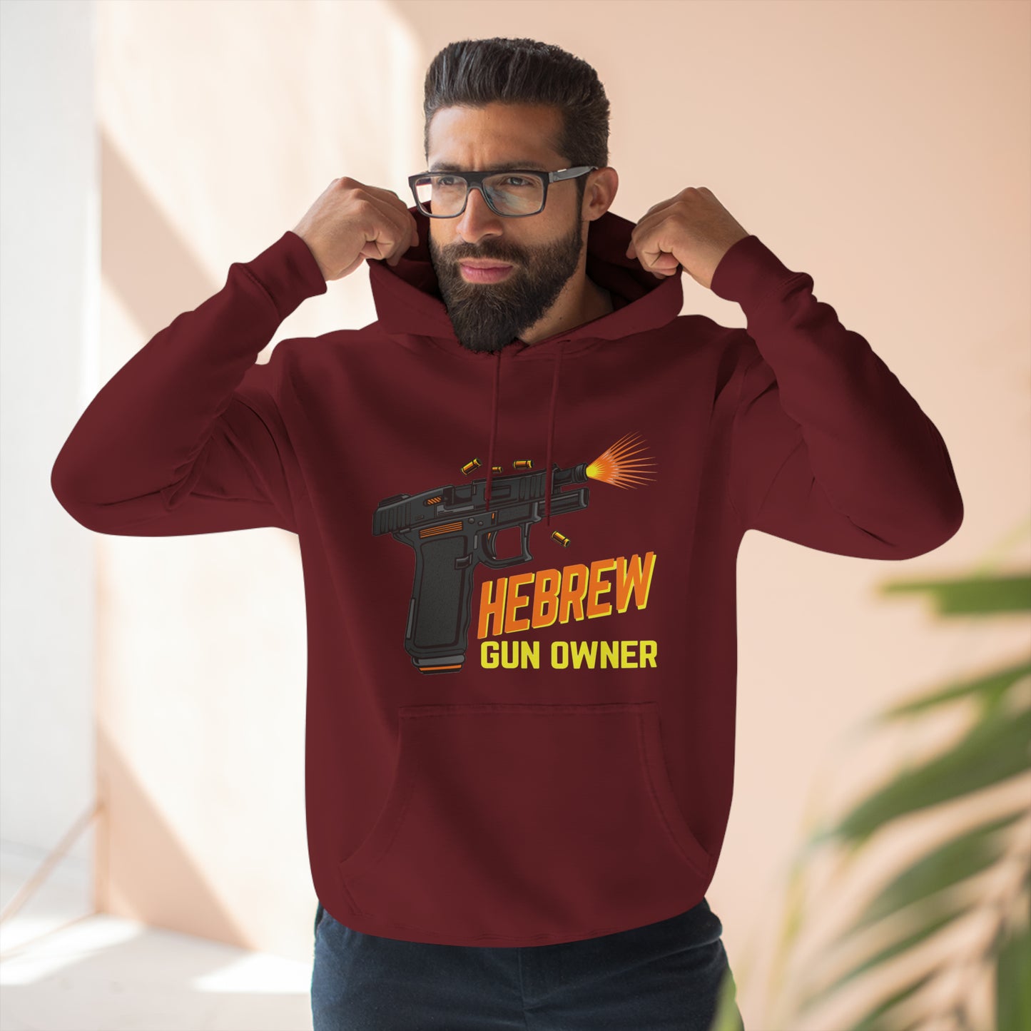 HEBREW GUN OWNER HOODIE