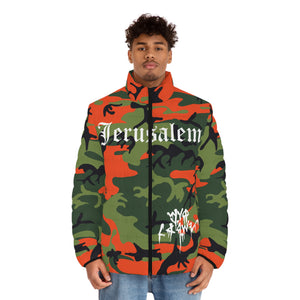 JERUSALEM CAMO JACKET (ORANGE/GREEN CAMO)