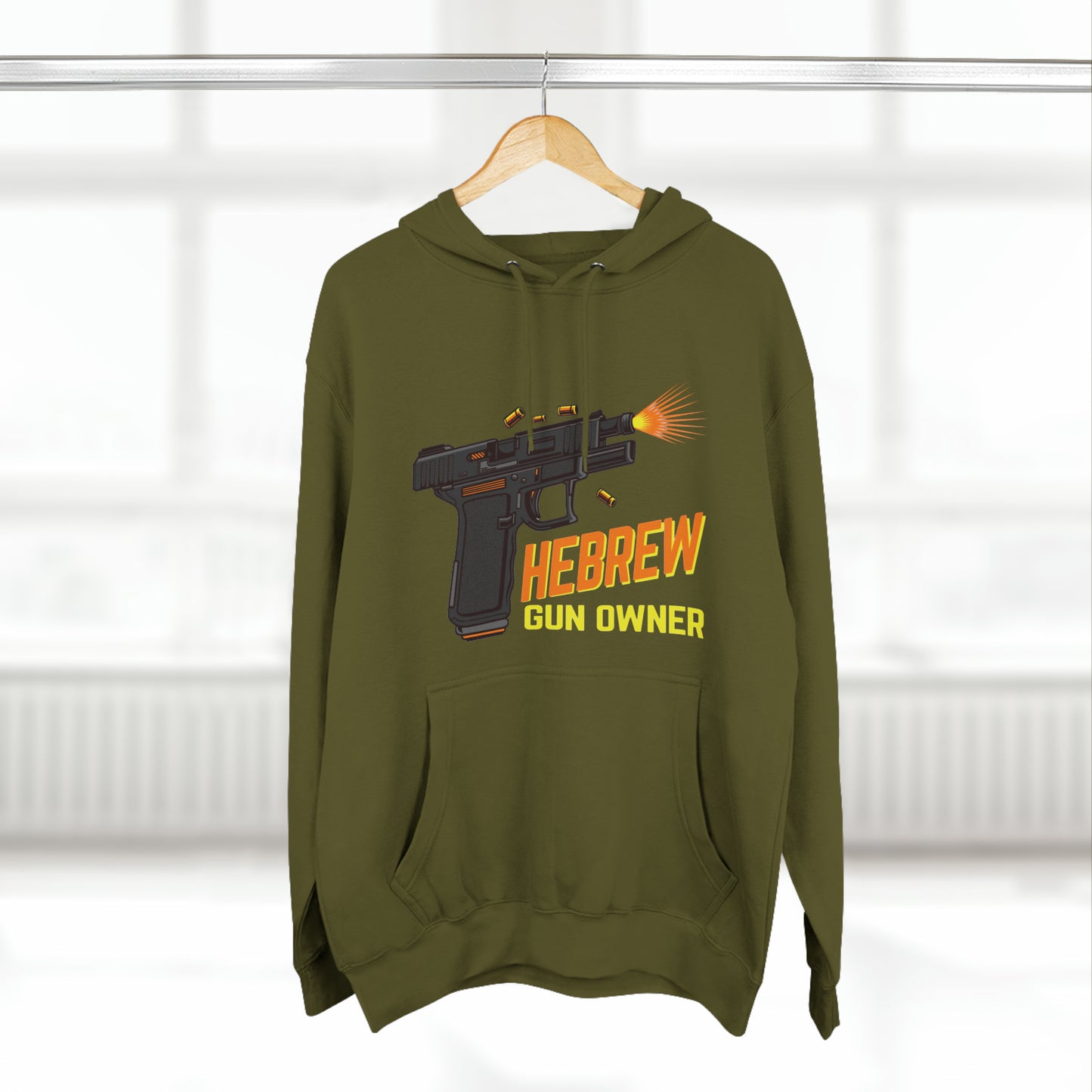 HEBREW GUN OWNER HOODIE
