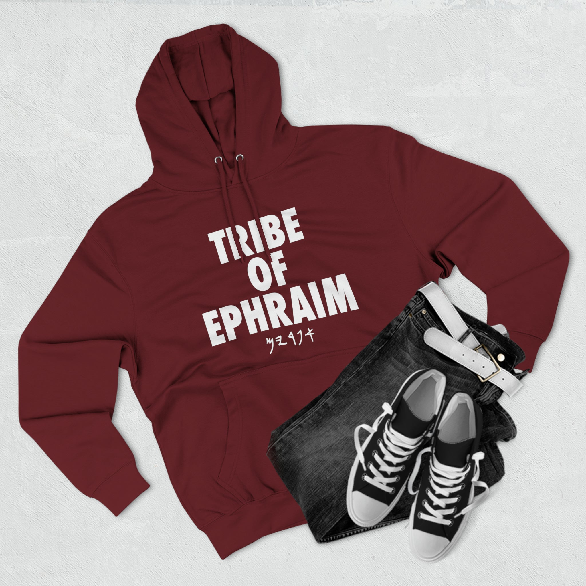 TRIBE OF EPHRAIM HOODIE WHITE (MULTI COLORS)