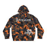 JERUSALEM ZIP HOODIE (GREY CAMO)